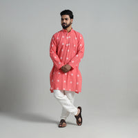 Cotton Long Jacquard Kurta for Men 09