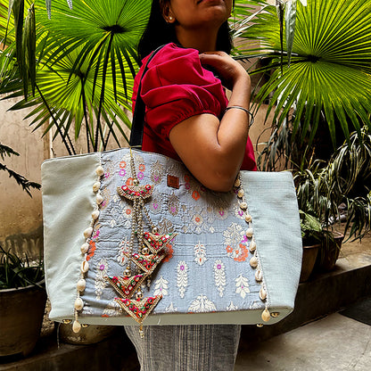 Bel Banarasi Silk Hand Bag