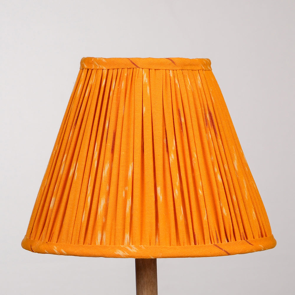 Orange Pochampally Ikat Empire Lampshade