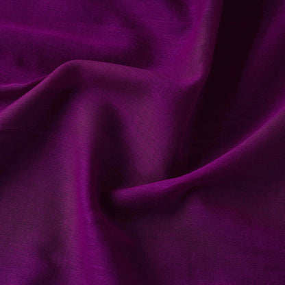 Purple - Prewashed Plain Dyed Cotton Fabric 65