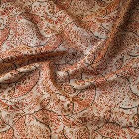  Pedana Kalamkari Block Printed Chanderi Silk Fabric