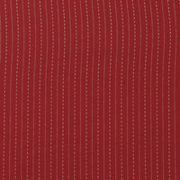 Red - Prewashed Running Stitch Cotton Fabric 20