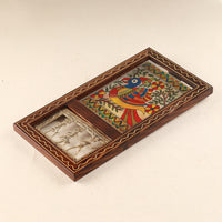 Kurka - The Madhubani Peacock Wall Art Frame