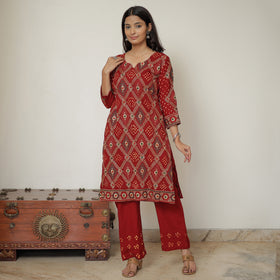 Bandhani Kurta Set 