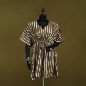 Natural dyed hand akola cotton medium kaftan 79