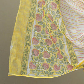  3pc Block Print Cotton Sanganeri Dress Material