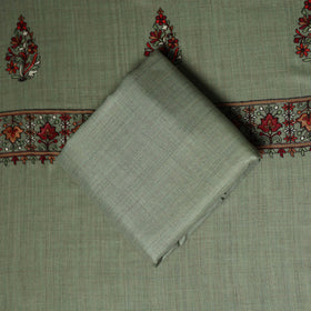 3pc chain stitch aari embroidered merino wool unstitched