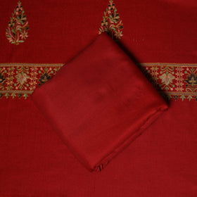 3pc chain stitch aari embroidered merino wool unstitched