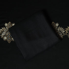 3pc chain stitch embroidered merino wool unstitched dress