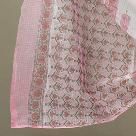  3pc Block Print Cotton Sanganeri Dress Material