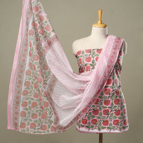 3pc cotton sanganeri unstitched dress material 04