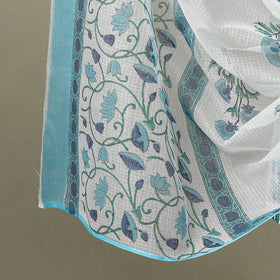  3pc Block Print Cotton Sanganeri Dress Material