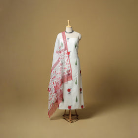 3pc cotton sanganeri unstitched dress material 16