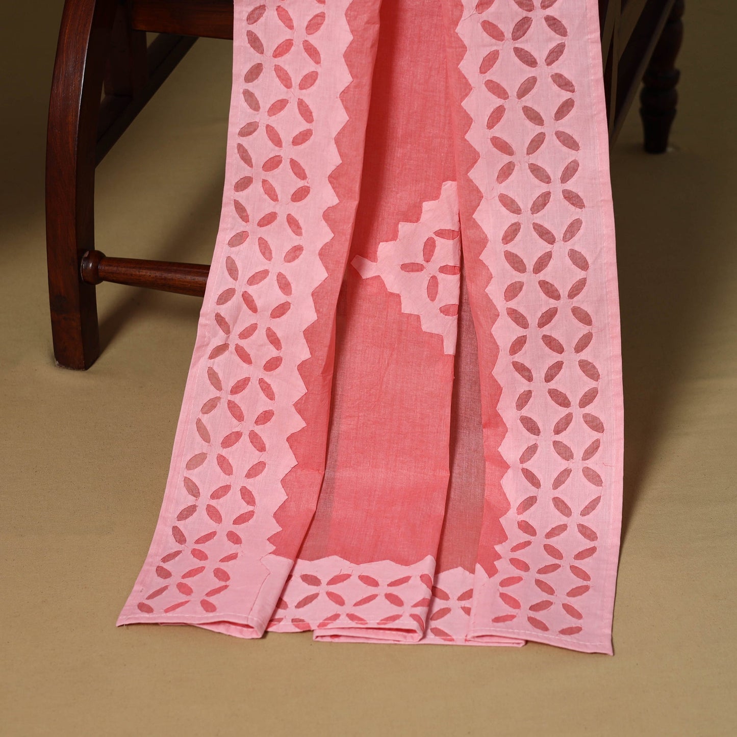 3pc cotton unstitched barmer applique cut work dress