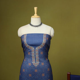 3pc digital merino wool unstitched dress material 64