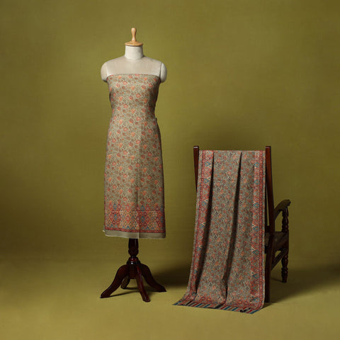 3pc digital merino wool unstitched dress material 67