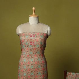 3pc digital merino wool unstitched dress material 72