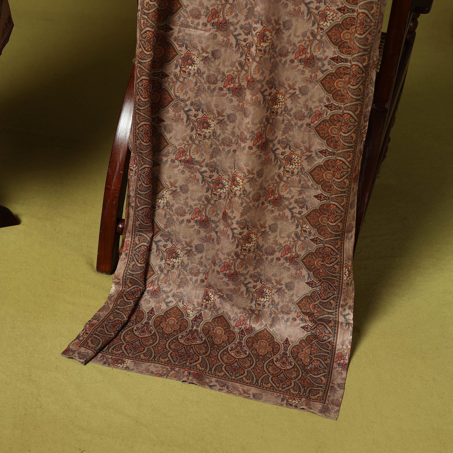 3pc digital merino wool unstitched dress material 75