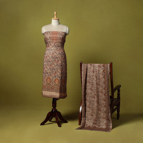 3pc digital merino wool unstitched dress material 75