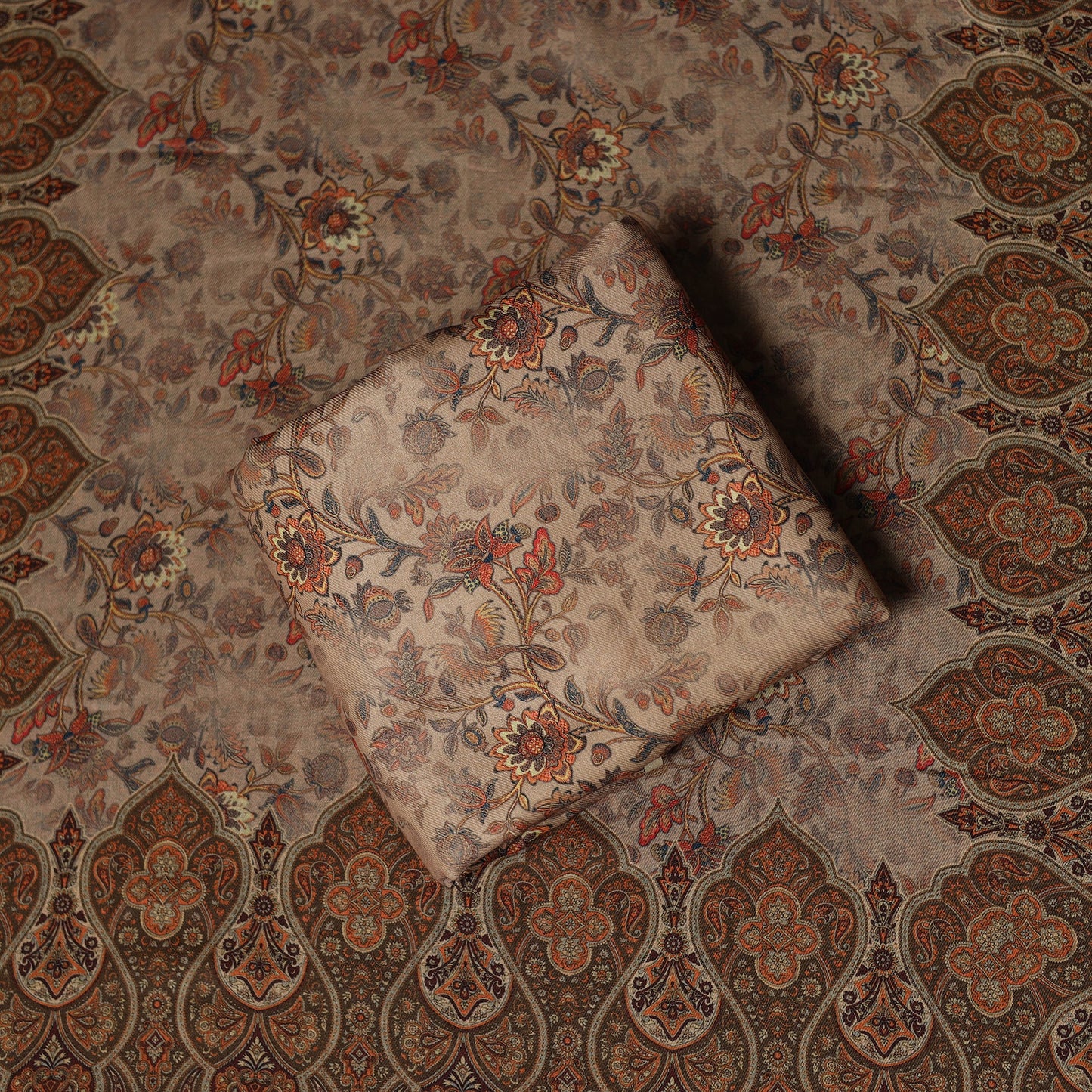 3pc digital merino wool unstitched dress material 75