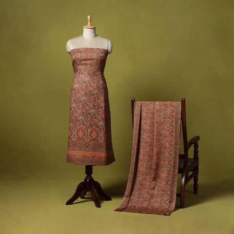 3pc digital merino wool unstitched dress material 78