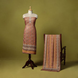 3pc digital merino wool unstitched dress material 79