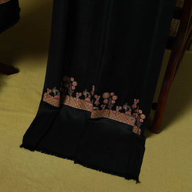 3pc embroidered merino wool unstitched dress material 14