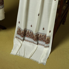 3pc heavy chain stitch embroidered merino wool unstitched