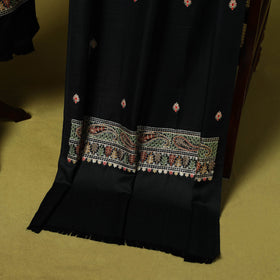 3pc heavy chain stitch embroidered merino wool unstitched