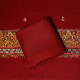 3pc heavy chain stitch embroidered merino wool unstitched