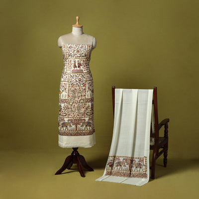 3pc heavy chain stitch embroidered merino wool unstitched