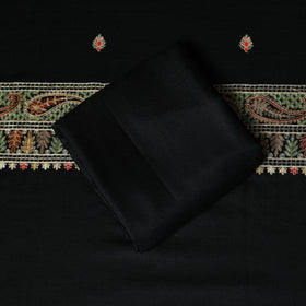 3pc heavy chain stitch embroidered merino wool unstitched