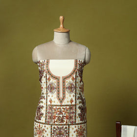 3pc heavy chain stitch embroidered merino wool unstitched