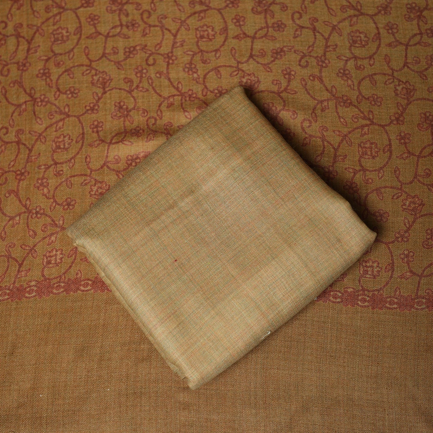 3pc heavy chain stitch embroidered merino wool unstitched