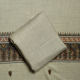 3pc heavy chain stitch embroidered merino wool unstitched