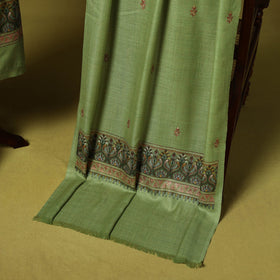 3pc heavy chain stitch embroidered merino wool unstitched