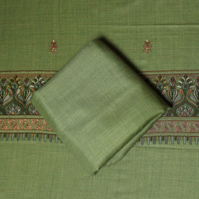 3pc heavy chain stitch embroidered merino wool unstitched