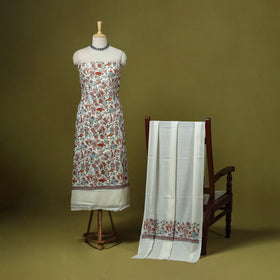 3pc heavy embroidered work merino wool unstitched dress