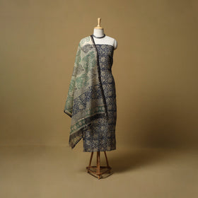 3pc kota doria cotton bagru unstitched dress material 28