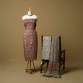 3pc kota doria cotton bagru unstitched dress material 30