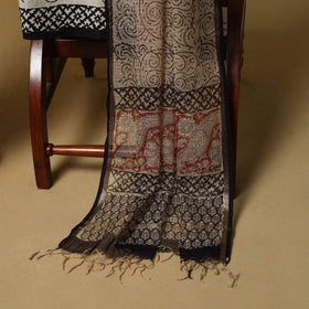 3pc kota doria cotton bagru unstitched dress material 32