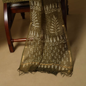 3pc kota doria cotton bagru unstitched dress material 36