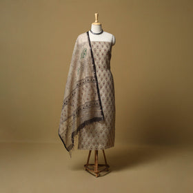 3pc kota doria cotton bagru unstitched dress material 39