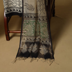 3pc kota doria cotton bagru unstitched dress material 40