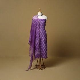 3pc kota doria cotton bagru unstitched dress material 59