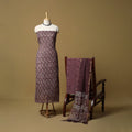 3pc kota doria cotton bagru unstitched dress material 60