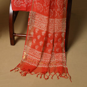 3pc kota doria cotton bagru unstitched dress material 62