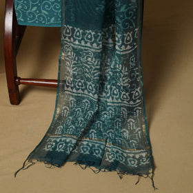 3pc kota doria cotton bagru unstitched dress material 64