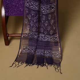 3pc kota doria cotton bagru unstitched dress material 66