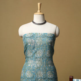 3pc kota doria cotton sanganeri unstitched dress material